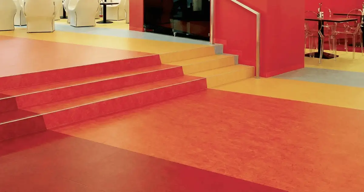 Snack bar with beautiful professionally installed linoleum flooring in Aurora, IL